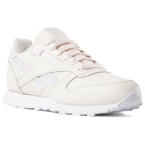 Adidasy Dziecięce Reebok Classic Leather Różowe/Białe PL 70LKDNM